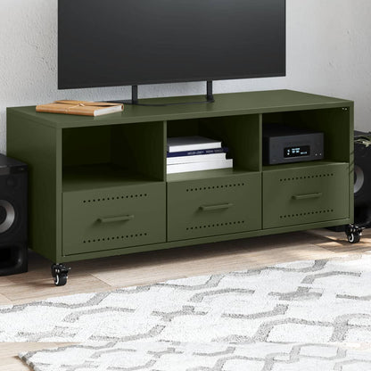 Mobile Tv Senape 100,5X39X43,5 Cm In Acciaio