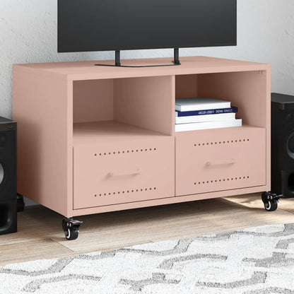 Mobile Tv Senape 68X39X43,5Cm Acciaio Laminato A Freddo