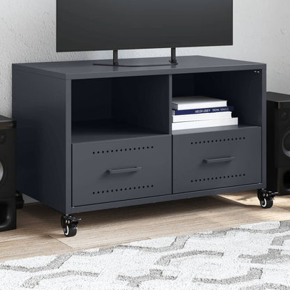 Mobile Tv Senape 68X39X43,5Cm Acciaio Laminato A Freddo