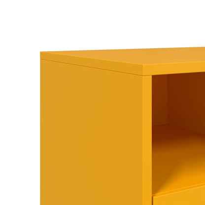 Mobile Tv Senape 68X39X43,5Cm Acciaio Laminato A Freddo