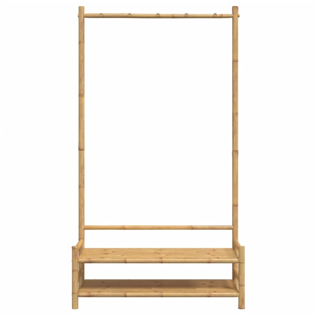 Appendiabiti Con Ripiani 103X40X183 Cm In Bambù