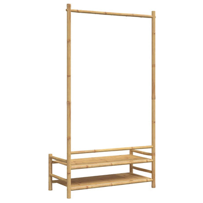 Appendiabiti Con Ripiani 103X40X183 Cm In Bambù