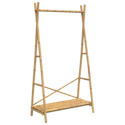 Appendiabiti Con Ripiano 102X50X190 Cm In Bambù