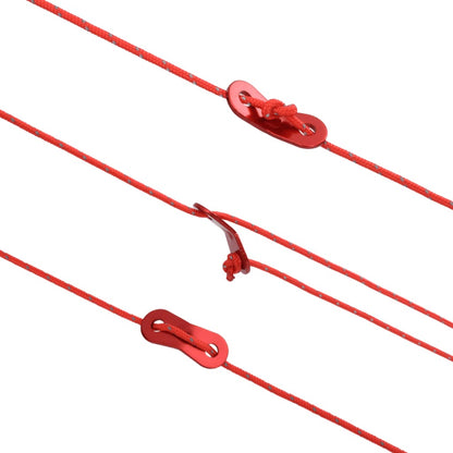 Corda Tenda Con Strisce Riflettenti E Chiavi 50 M
