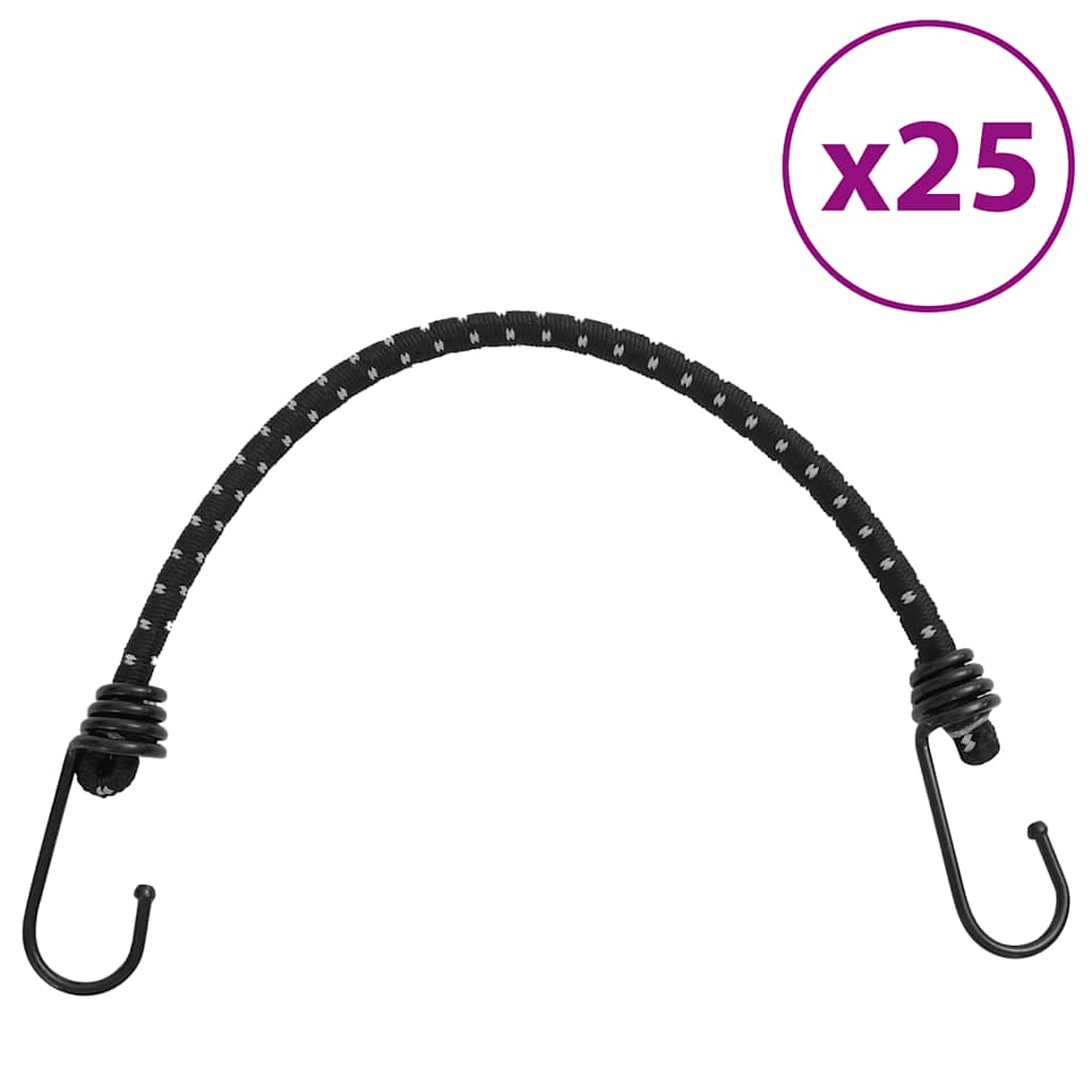 Corde Elastiche Con Strisce Riflettenti E Ganci 50 Pz