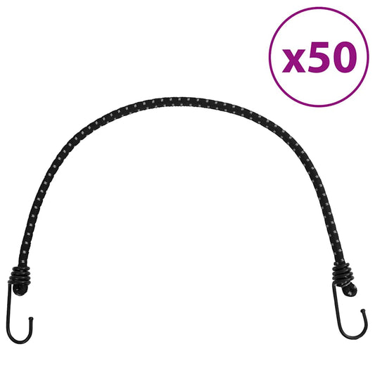 Corde Elastiche Con Strisce Riflettenti E Ganci 50 Pz
