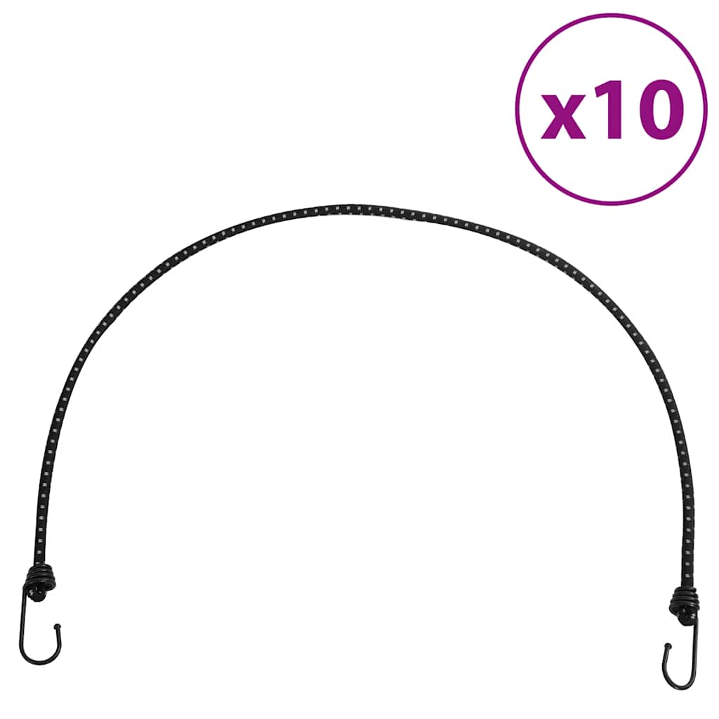 Corde Elastiche Con Strisce Riflettenti E Ganci 50 Pz