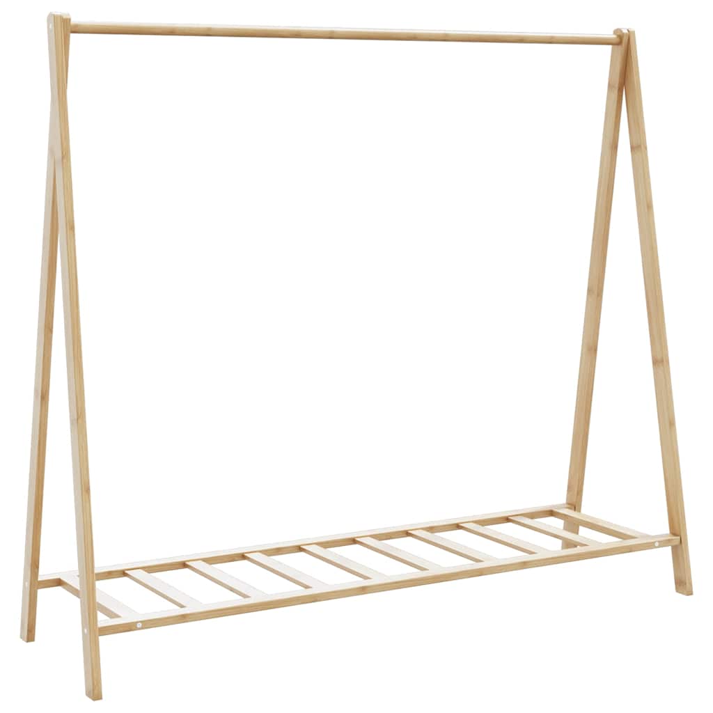 Appendiabiti Con Ripiani 106X34X102 Cm In Bambù