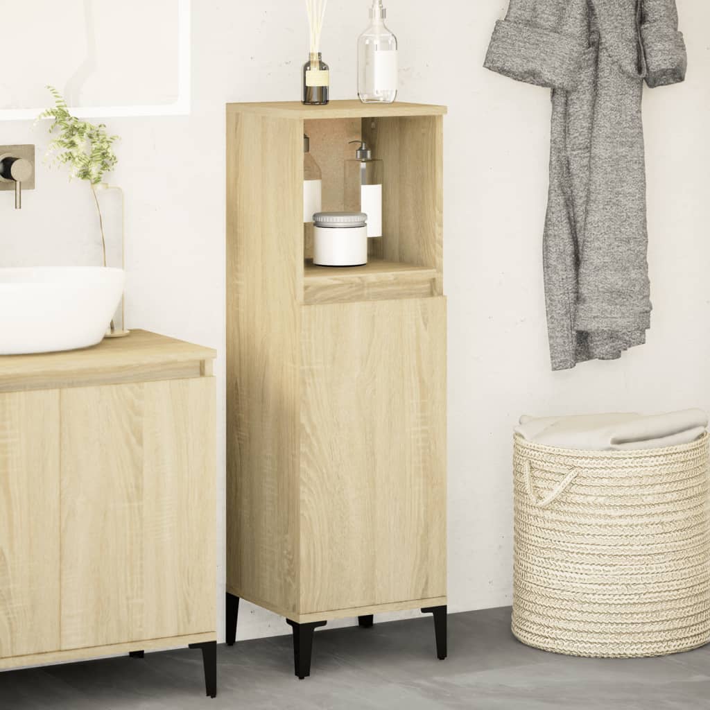 Armadietto Da Bagno 30X30X100 Cm Truciolato