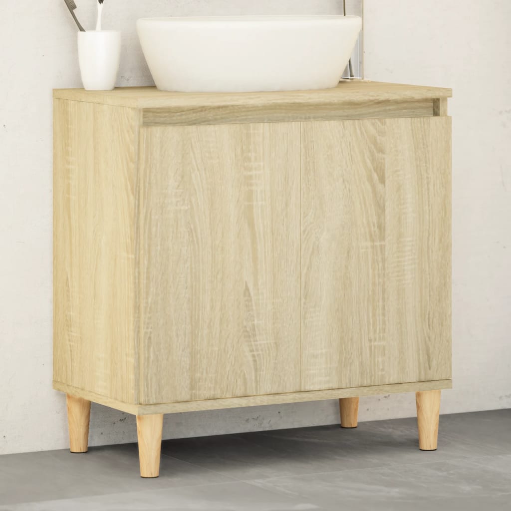 Mobile Lavabo 58X33X60 Cm Legno Multistrato