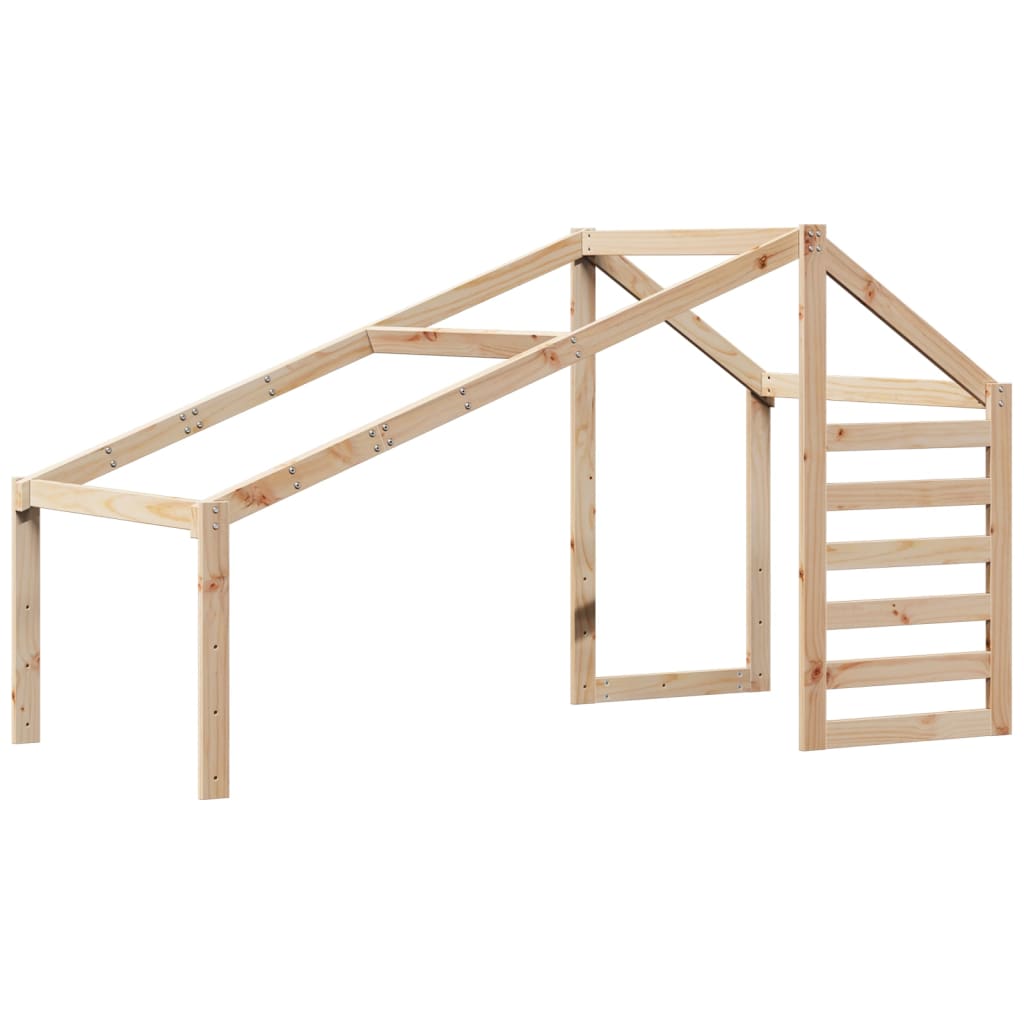 Tetto Per Letto Bambini In Legno Massello Di Pino