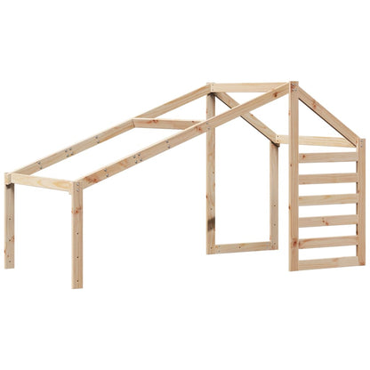 Tetto Per Letto Bambini In Legno Massello Di Pino