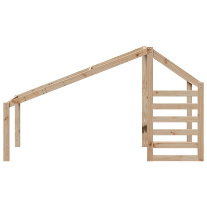 Tetto Per Letto Bambini In Legno Massello Di Pino