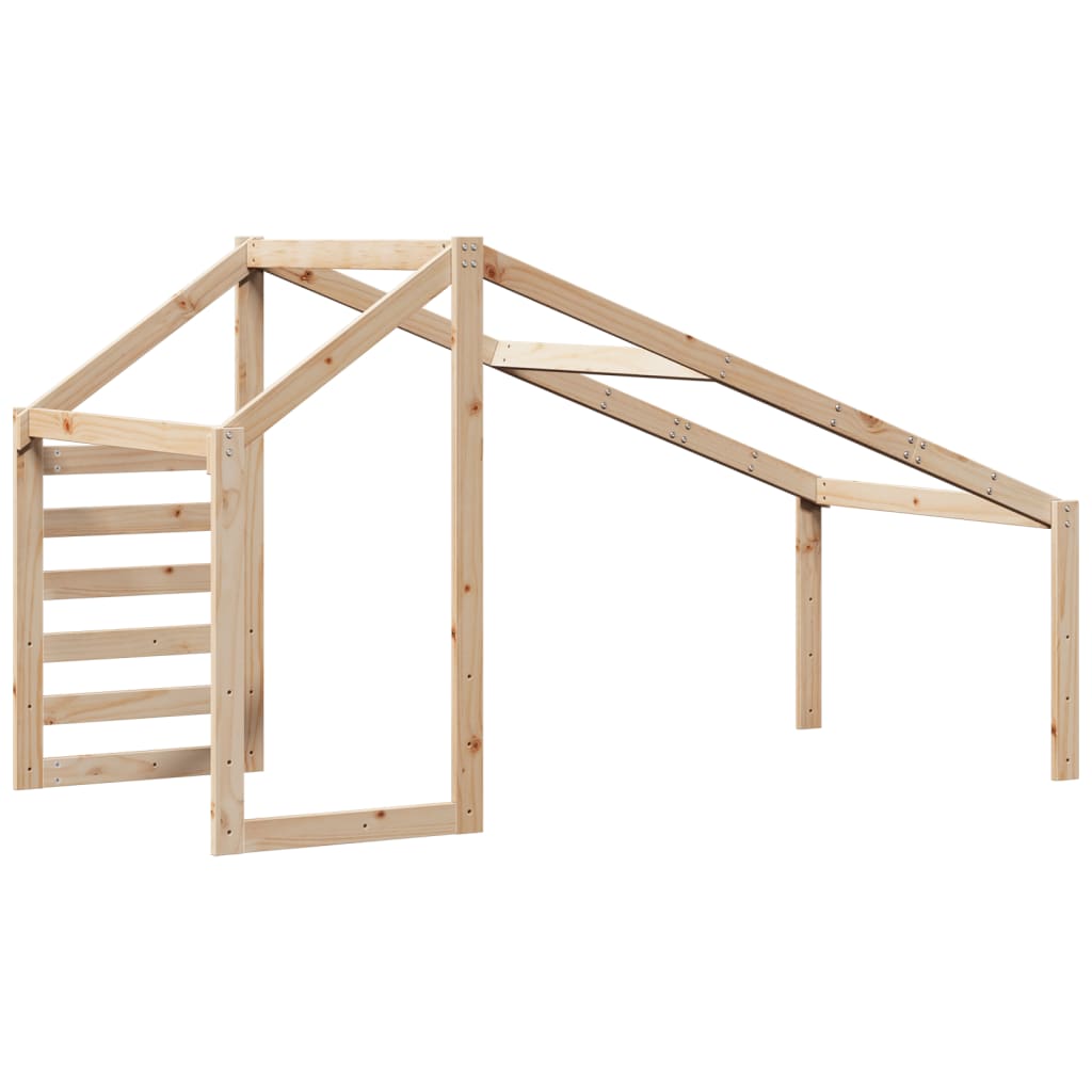 Tetto Per Letto Bambini In Legno Massello Di Pino