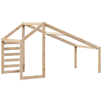 Tetto Per Letto Bambini In Legno Massello Di Pino