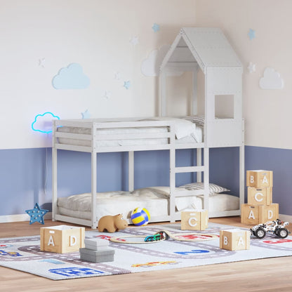 Tetto Per Letto Bambini 60X89X134,5 Legno Massello Pino