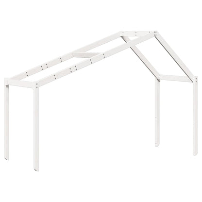 Tetto Letto Bambini 213X95,5X144,5Cm Legno Massello Pino