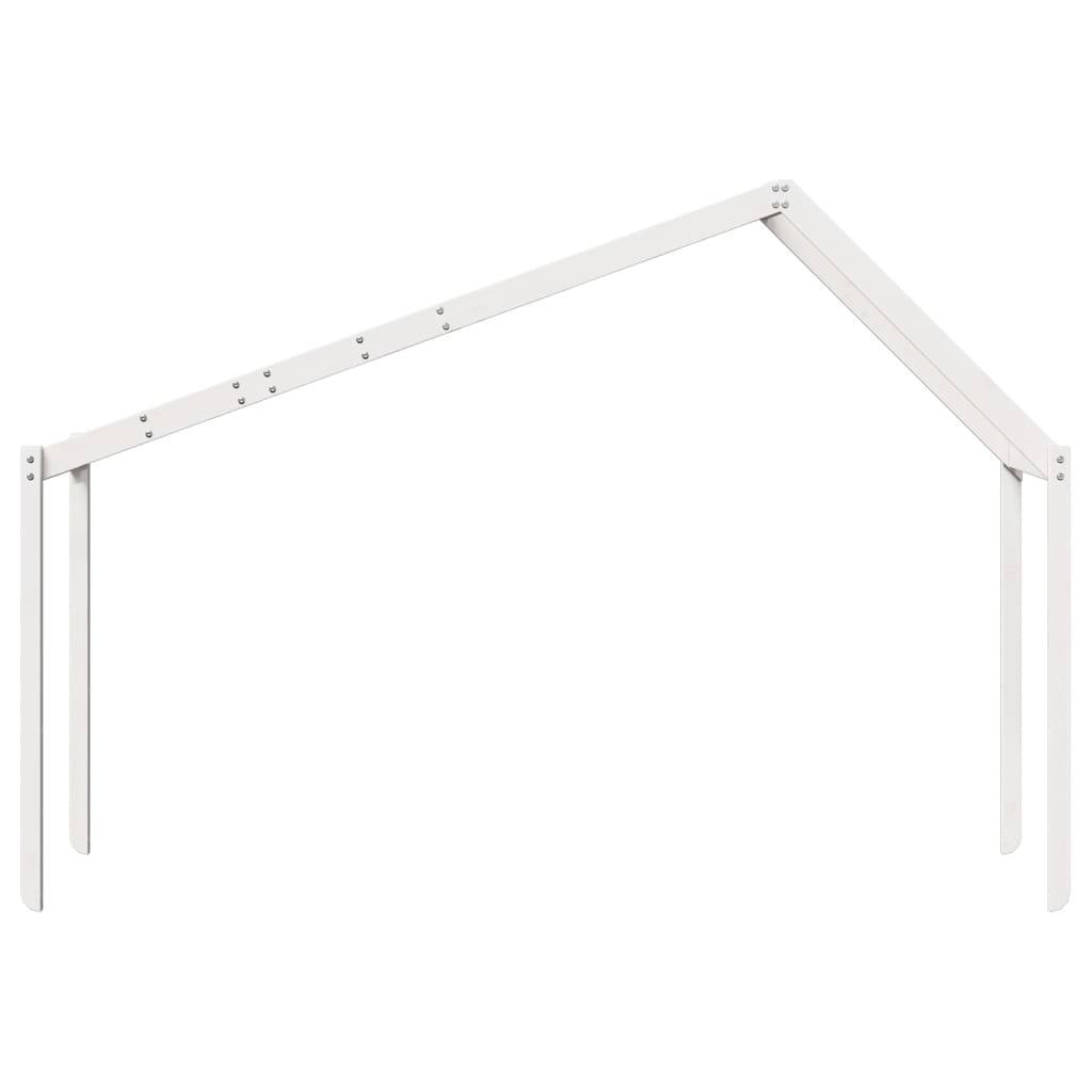 Tetto Letto Bambini 213X95,5X144,5Cm Legno Massello Pino