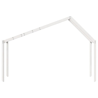 Tetto Letto Bambini 213X95,5X144,5Cm Legno Massello Pino