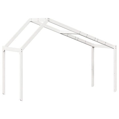 Tetto Letto Bambini 213X95,5X144,5Cm Legno Massello Pino