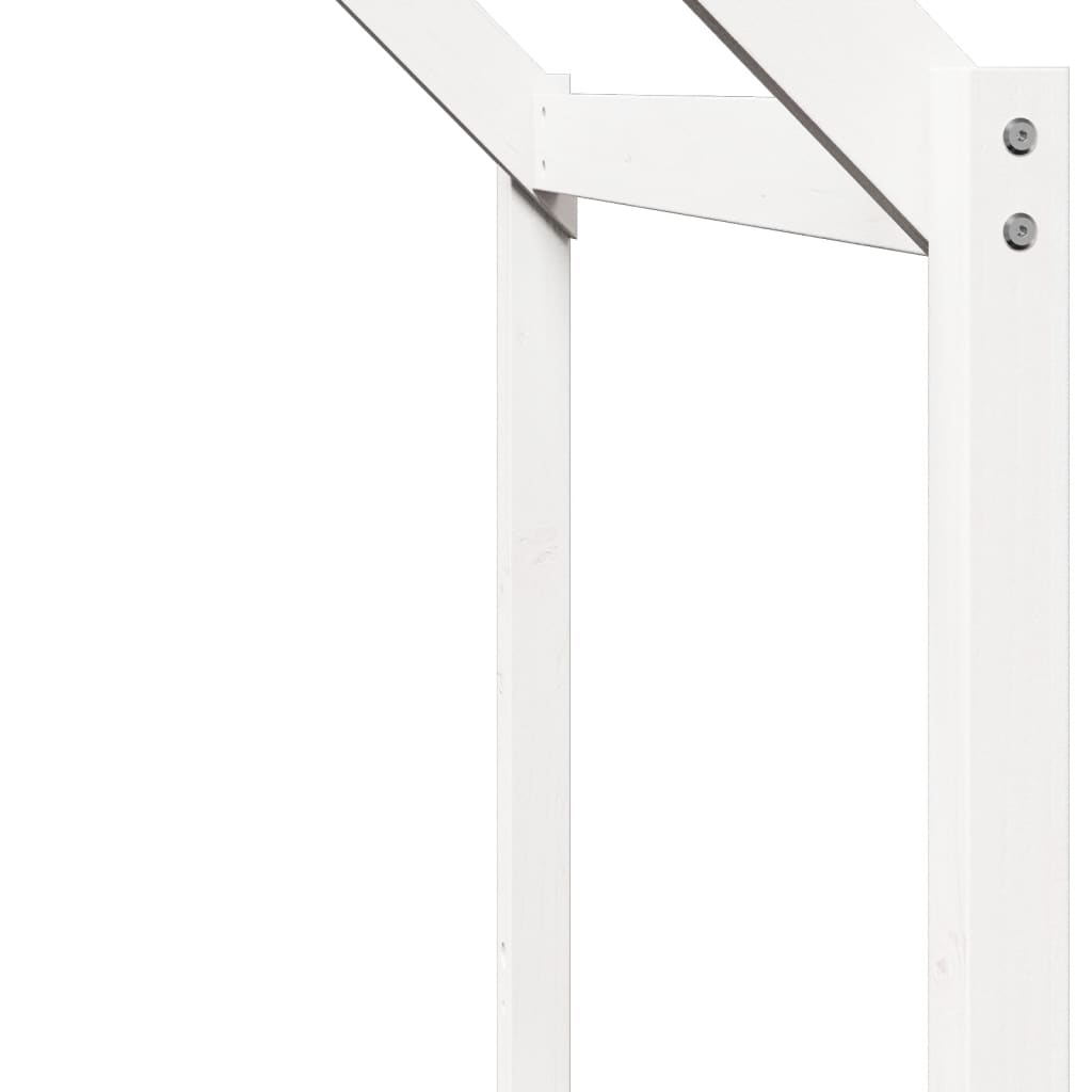 Tetto Letto Bambini 213X95,5X144,5Cm Legno Massello Pino