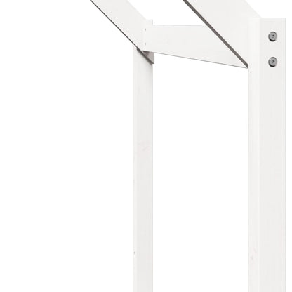 Tetto Letto Bambini 213X95,5X144,5Cm Legno Massello Pino