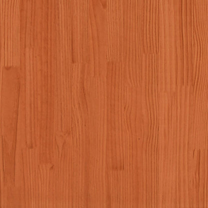 Tetto Letto Bambini Marrone Cera 217X95,5X159 Cm Massello Pino
