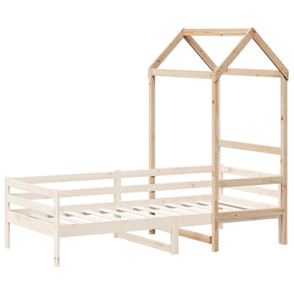 Tetto Per Letto Bambini 118X70X176,5 Cm Legno Massello Di Pino