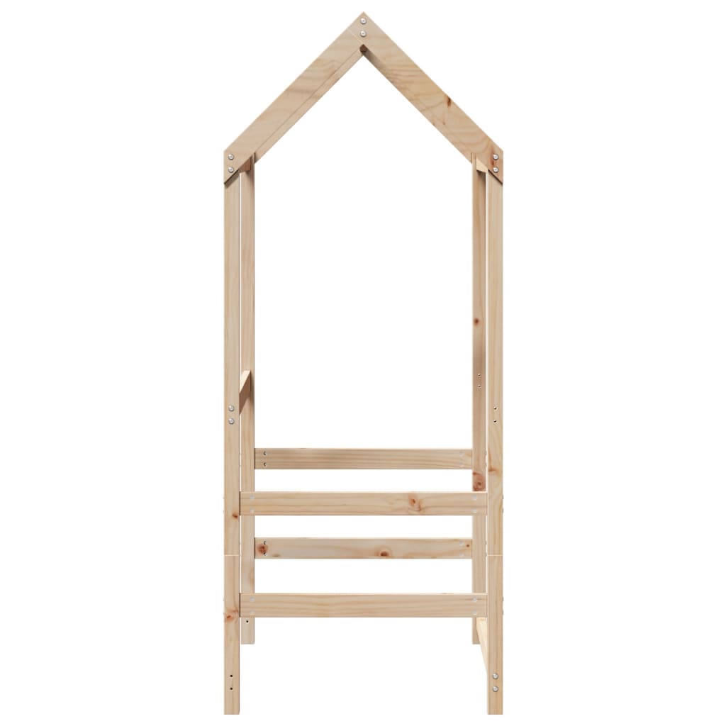 Tetto Per Letto Bambini 118X70X176,5 Cm Legno Massello Di Pino
