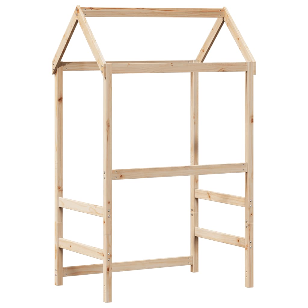 Tetto Per Letto Bambini 118X70X176,5 Cm Legno Massello Di Pino