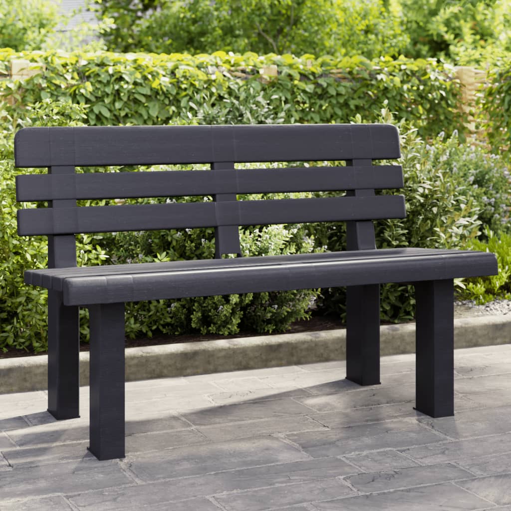 Panchina Da Giardino 110X52X71 Cm In Polipropilene