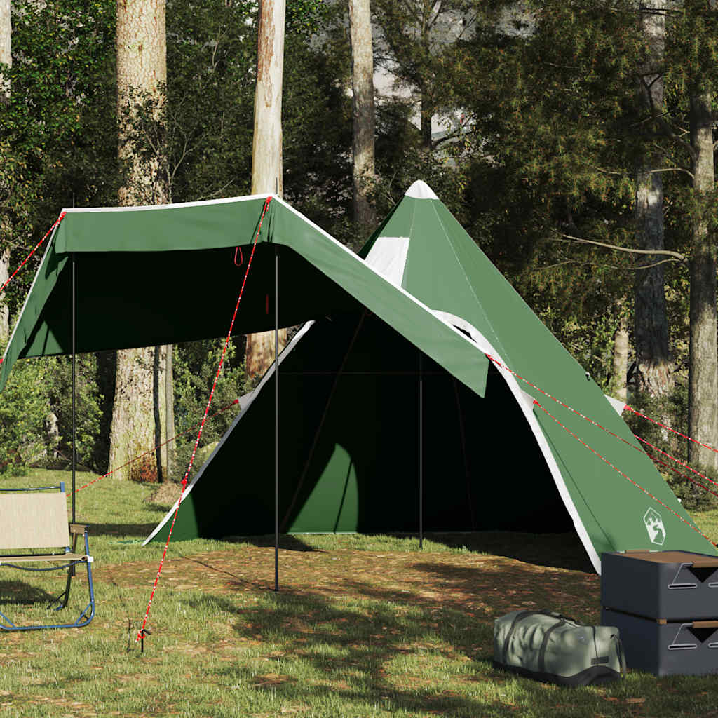 Tenda Da Campeggio Tipi Per 5 Persone Grigia Impermeabile