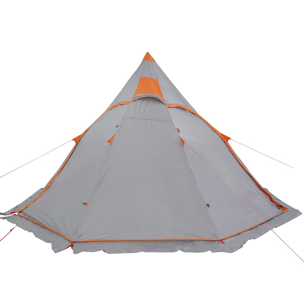 Tenda Da Campeggio Tipi Per 5 Persone Grigia Impermeabile