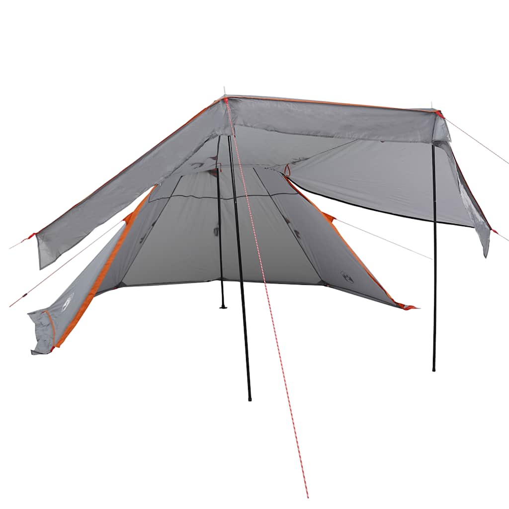 Tenda Da Campeggio Tipi Per 5 Persone Grigia Impermeabile