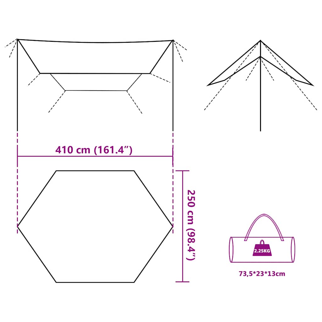 Tenda Da Campeggio Per Auto Impermeabile