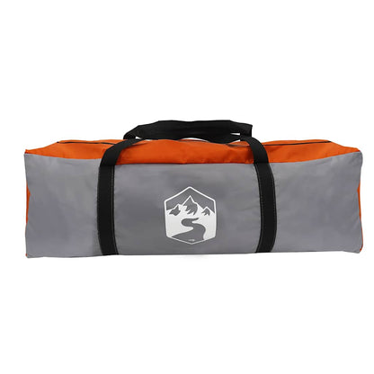 Tenda Familiare Cabina 6 Persone Grigia Arancione Impermeabile