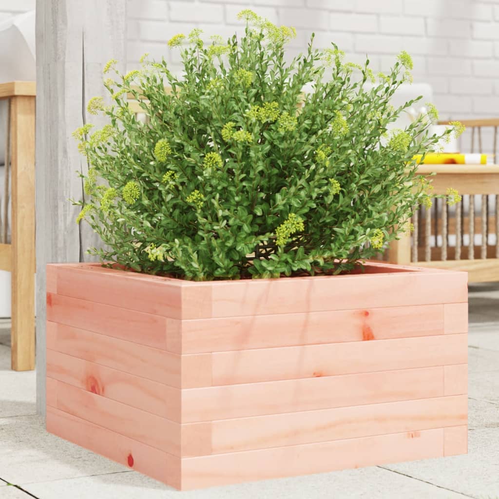 Fioriera Da Giardino 40X40X49,5 Cm In Legno Massello Di Douglas Douglas Naturale