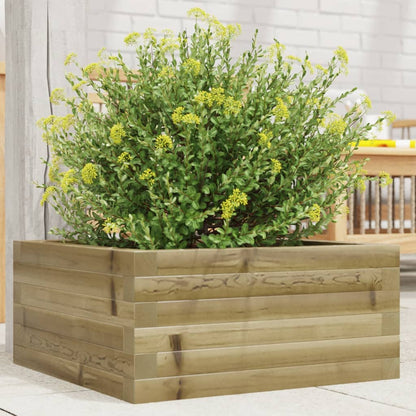 Fioriera Da Giardino In Legno Di Pino Impregnato Impregnato Naturale