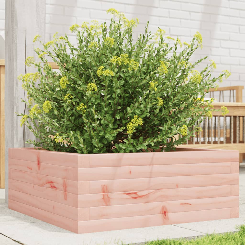 Fioriera Da Giardino 40X40X49,5 Cm In Legno Massello Di Douglas Douglas Naturale