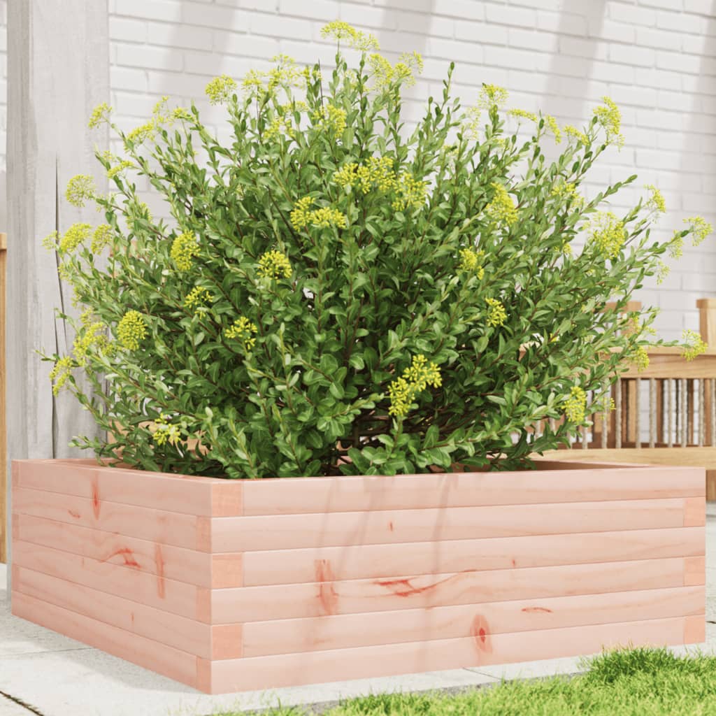 Fioriera Da Giardino 40X40X49,5 Cm In Legno Massello Di Douglas Douglas Naturale