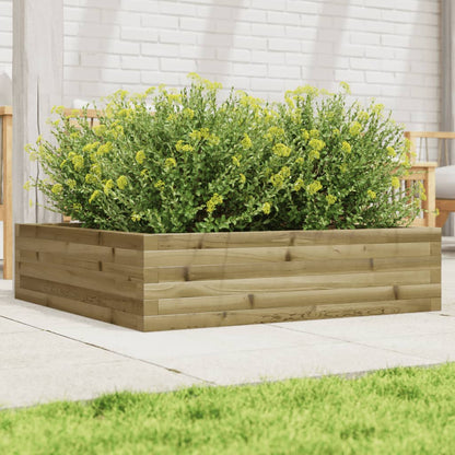 Fioriera Da Giardino In Legno Di Pino Impregnato Impregnato Naturale