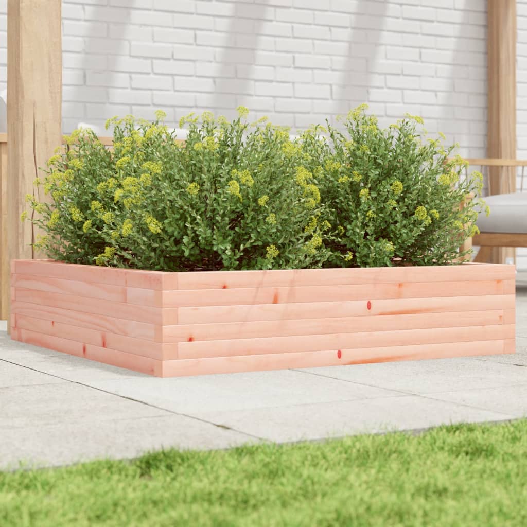 Fioriera Da Giardino 40X40X49,5 Cm In Legno Massello Di Douglas Douglas Naturale