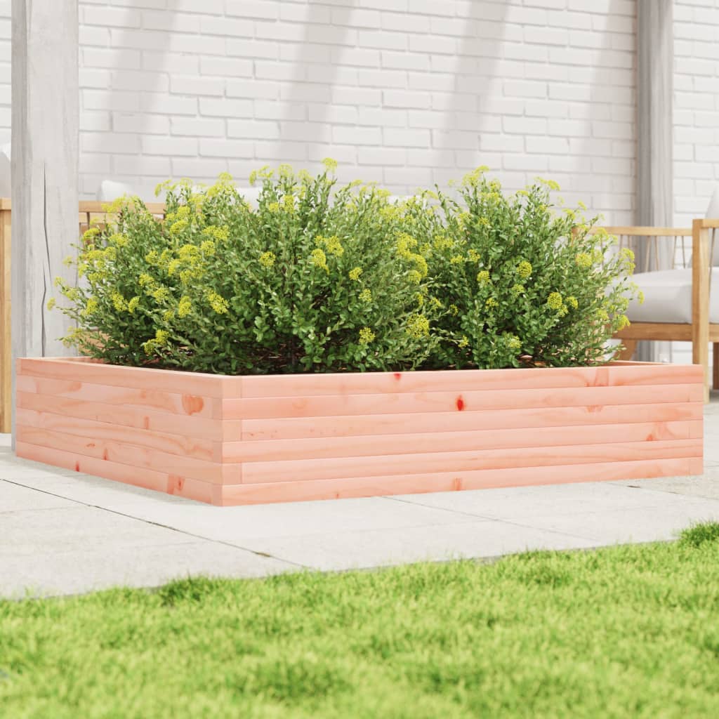 Fioriera Da Giardino 40X40X49,5 Cm In Legno Massello Di Douglas Douglas Naturale
