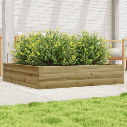 Fioriera Da Giardino In Legno Di Pino Impregnato Impregnato Naturale