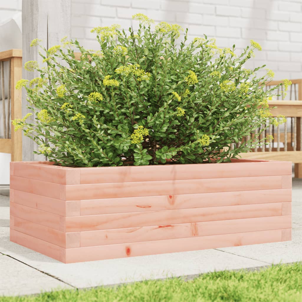 Fioriera Da Giardino 40X40X49,5 Cm In Legno Massello Di Douglas Douglas Naturale