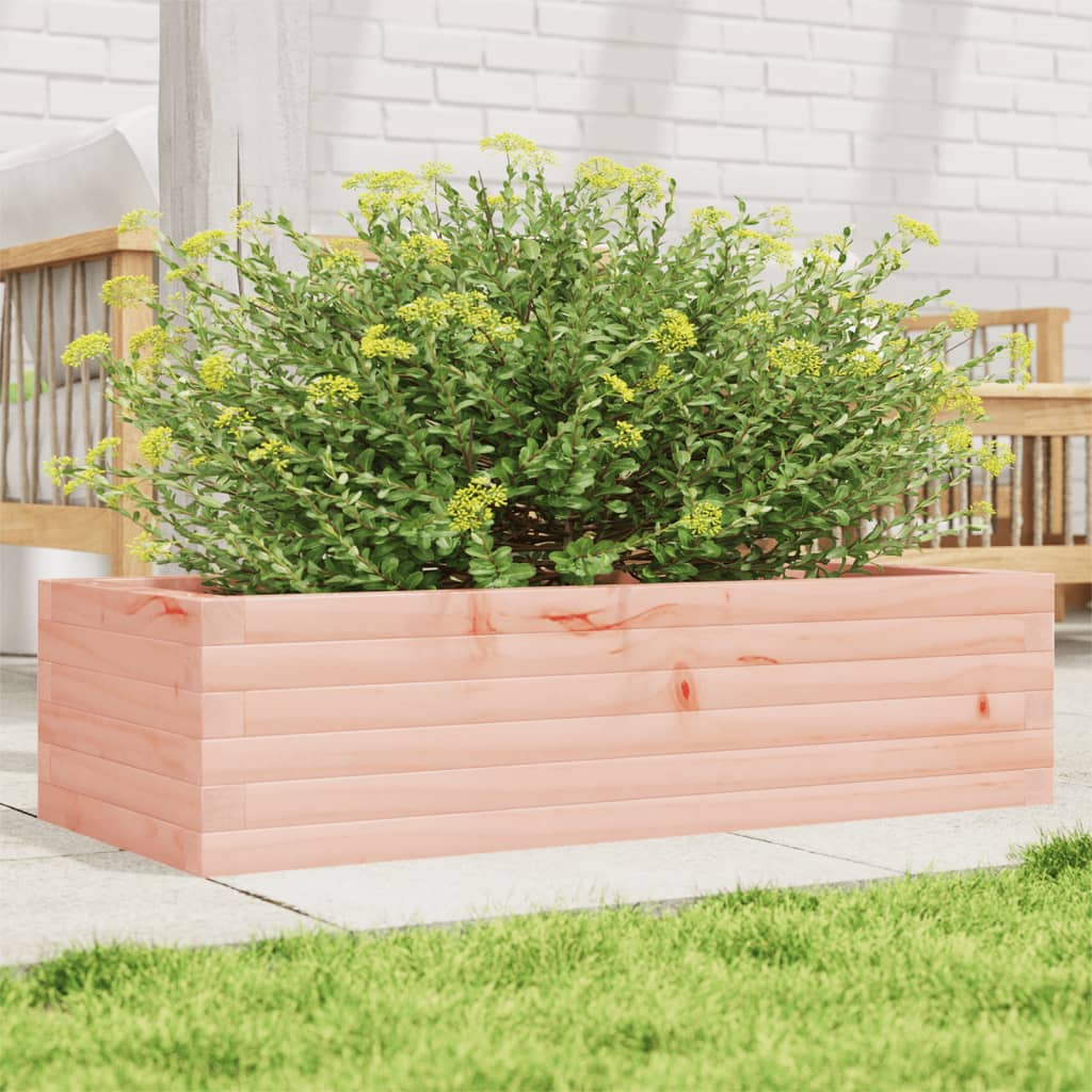 Fioriera Da Giardino 40X40X49,5 Cm In Legno Massello Di Douglas Douglas Naturale