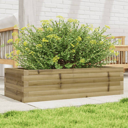 Fioriera Da Giardino In Legno Di Pino Impregnato Impregnato Naturale