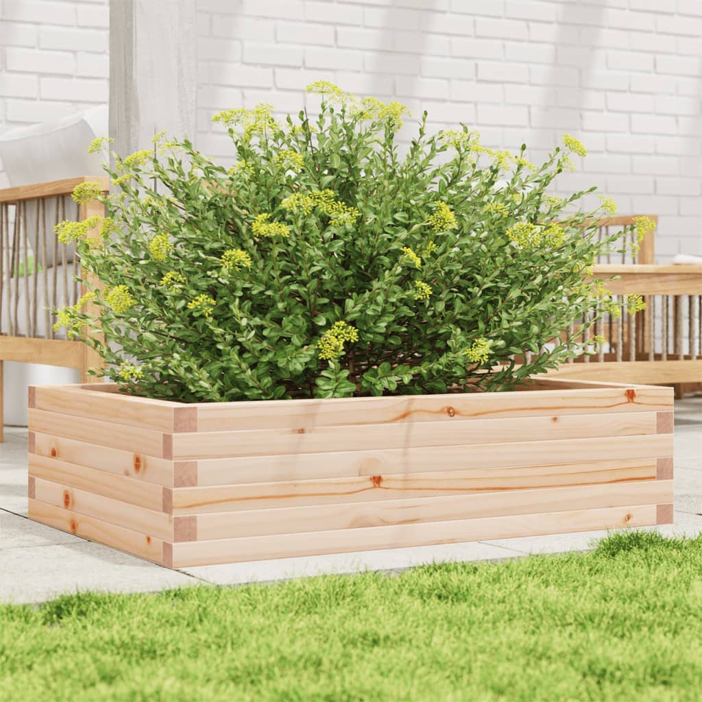Fioriera Da Giardino In Legno Massello Di Pino Pino Naturale