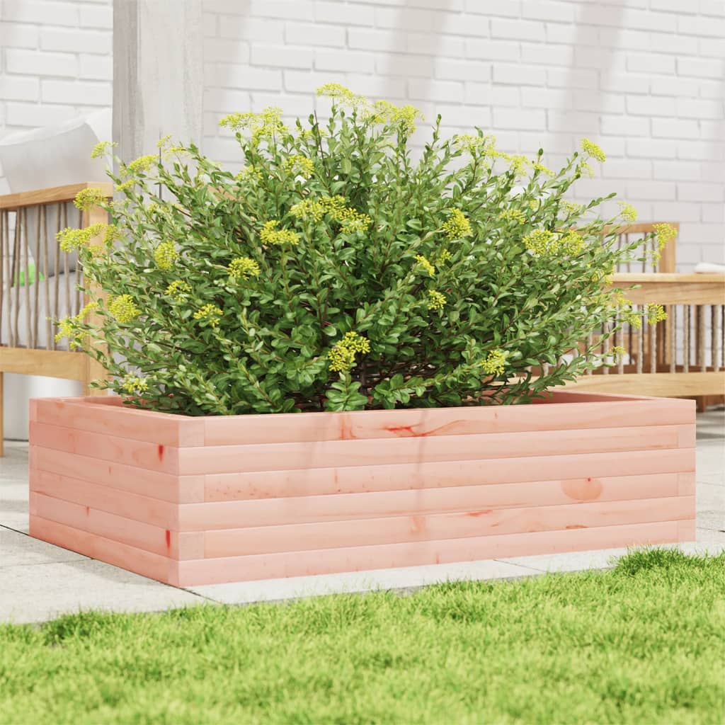 Fioriera Da Giardino 40X40X49,5 Cm In Legno Massello Di Douglas Douglas Naturale