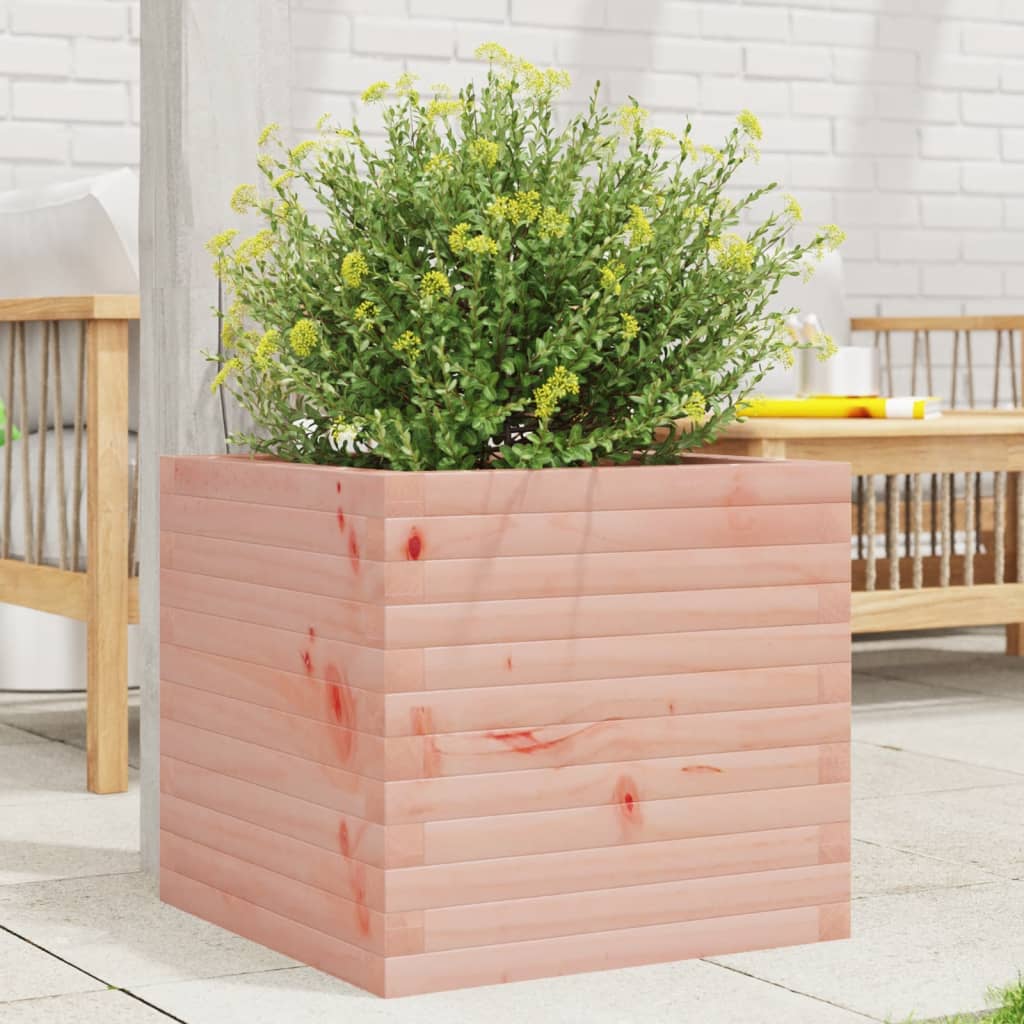 Fioriera Da Giardino 40X40X49,5 Cm In Legno Massello Di Douglas Douglas Naturale